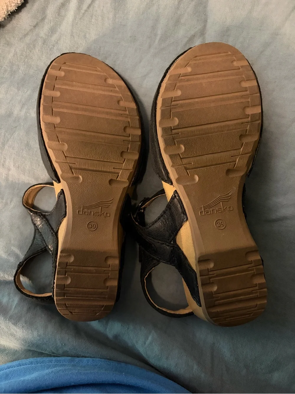 Dansko Women’s Black Leather Mary-Jane Sandal - Tiffani